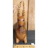 Image 2 : WOODEN ANTELOPE - 4 x 13 x 14in