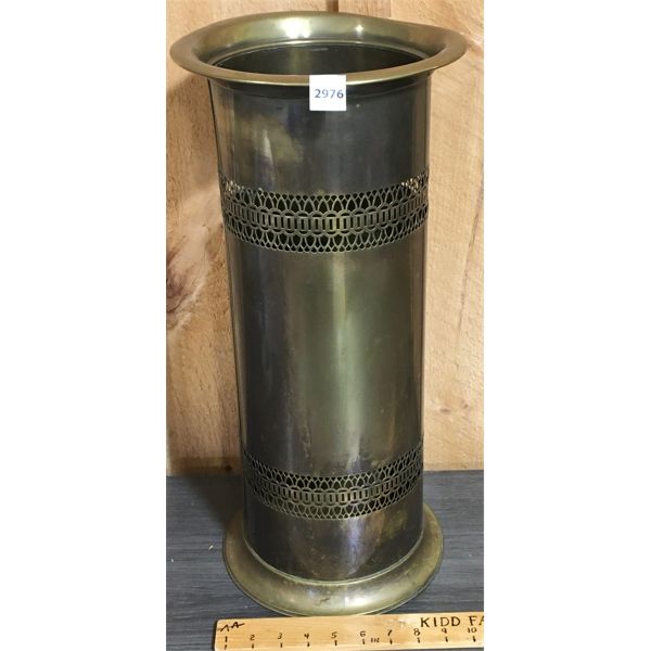 BRASS UMBRELLA / CANE STAND - 20in TALL