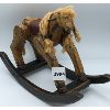 Image 1 : FOLK ART WOODEN ROCKING HORSE - SIGNED STEFNE KASTELIO