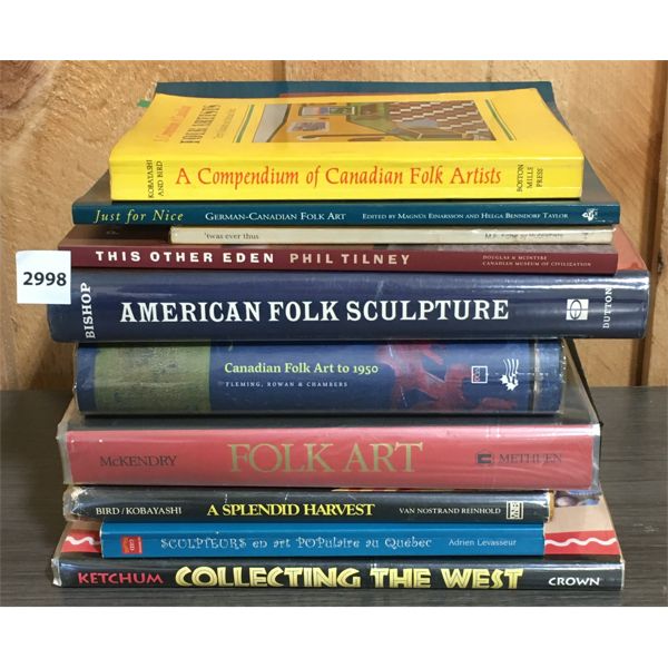 JOB LOT - QTY OF CANADIAN FOLK ART AND COLLECTOR PUBLICATIONS