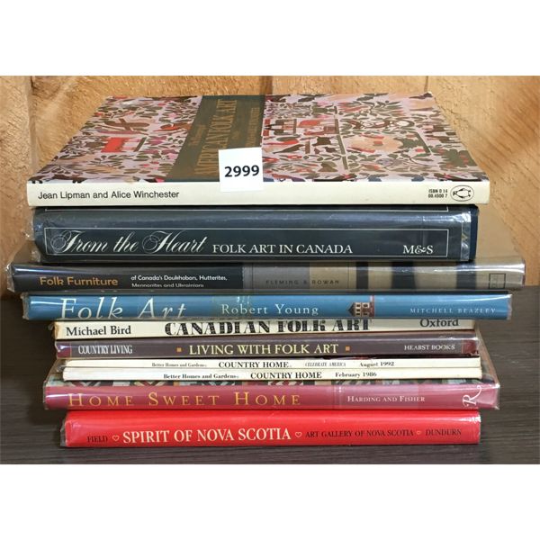 JOB LOT - QTY OF CANADIAN FOLK ART AND COLLECTOR PUBLICATIONS