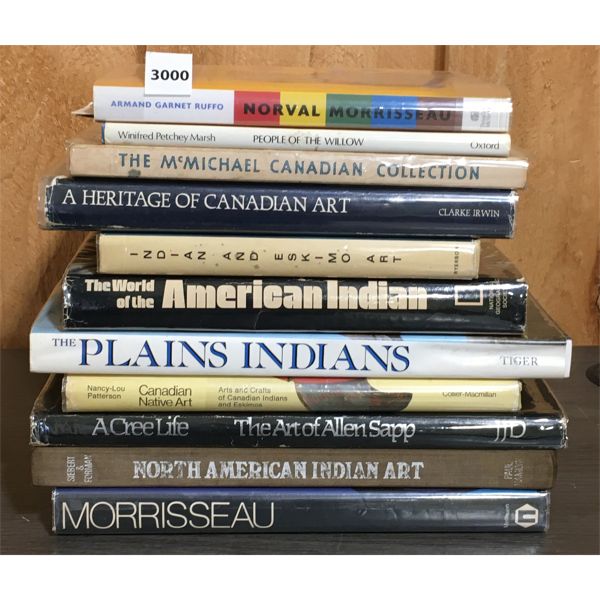 JOB LOT - QTY OF NATIVE ART AND NATIVE AMERICAN PUBLICATIONS