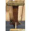Image 2 : PRIMITIVE WOOD PEDESTAL - 10 x 10 x 21in