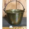 Image 2 : BRASS POT W/ HANDLE - 6in TALL