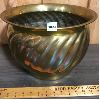 Image 1 : LARGE BRASS PLANTER - 10in TALL