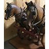 Image 3 : FOLK ART WOOD SCULPTURE "BRINGING HOME A LOAD OF LOGS" - HAROLD LEE (1898-1984)