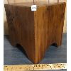 Image 1 : WOODEN BOX STOOL - 13 x 13 x 14in