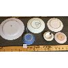 Image 2 : LOT OF 5 - QUIMPER FRANCE POTTERY PLATES AND LIDDED POT