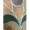 Image 5 : LEADED STAIN GLASS WINDOW - 12  x 32in