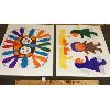 Image 2 : LOT OF 13 - COLOUR DRAWINGS BY CAPE DORSET ARTIST - SEE ALL PICS 