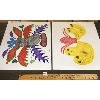 Image 3 : LOT OF 13 - COLOUR DRAWINGS BY CAPE DORSET ARTIST - SEE ALL PICS 