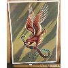 Image 1 : CARL RAY PRINT - "GOOD AND EVIL" 1970s - 19 x 25in