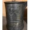Image 2 : LOT OF 4 - PEWTER TANKARDS & 1860's IRISH BALUSTER GILL MEASURE
