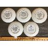 Image 2 : LOT OF 5 - NORMAN ROCKWELL COLLECTORS PLATES - 6.5in DIA