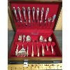 Image 1 : W.M ROGERS CUTLERY SET IN WOOD CASE
