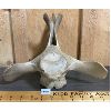 Image 4 : WEATHERED WHALEBONE VERTEBRAE CARVING - 8.5 X 10 X 11in