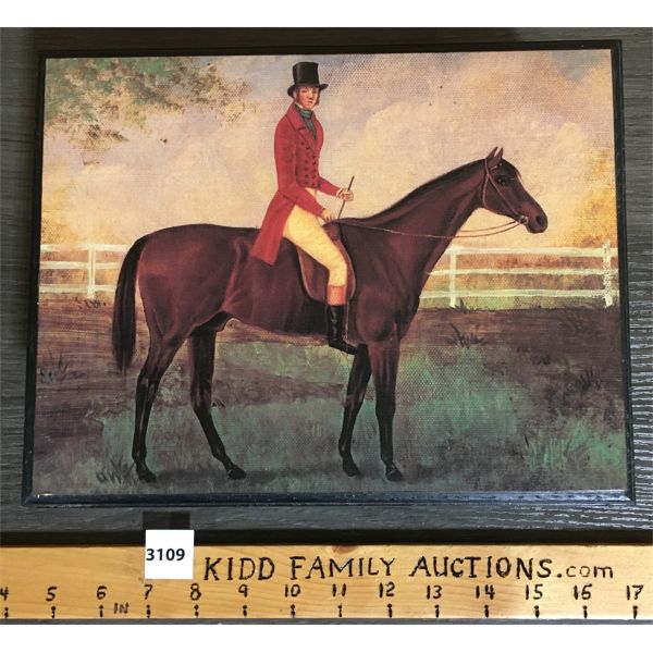 LIDDED WOOD BOX - SULLINS HOUSE INC - 4 x 8 x 10.5in