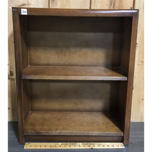 SMALL WOODEN SHELF UNIT - 9.5 x 23.5 x 28in