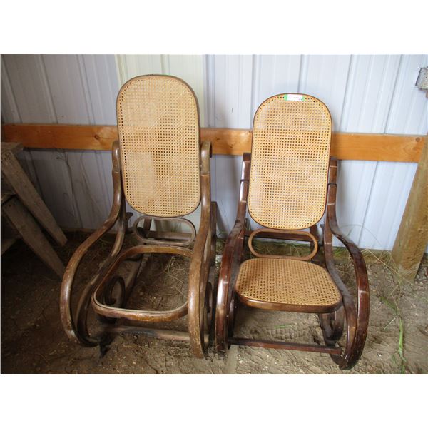(2) Vintage rocker chairs - 1 for parts