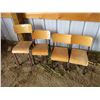 Image 1 : (4) small kids chairs