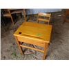 Image 2 : School desk with chair