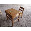 Image 4 : School desk with chair
