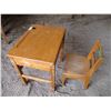 School desk with chair
