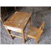 School desk with chair