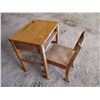 School desk with chair