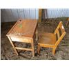 Image 1 : School desk with chair