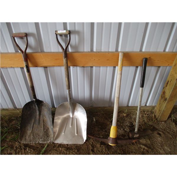 (2) Shovels + (2) Picks