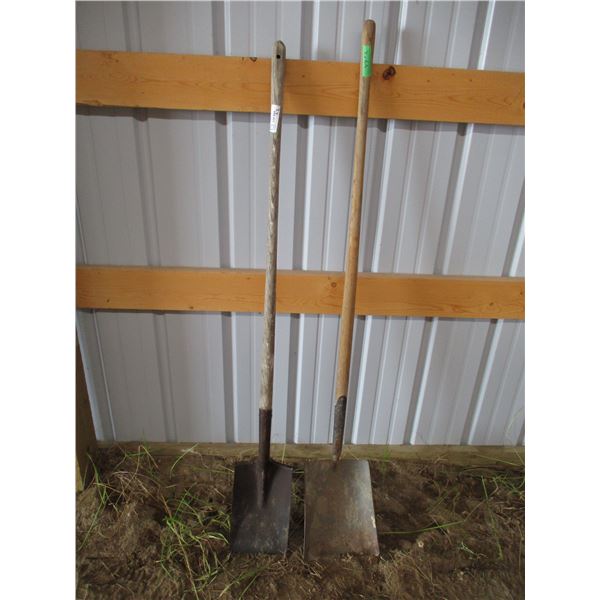 (2) Spades or shovels