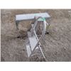 Image 2 : (2) Steppers (1 is damaged) with mastercraft work stool - 12"-36"