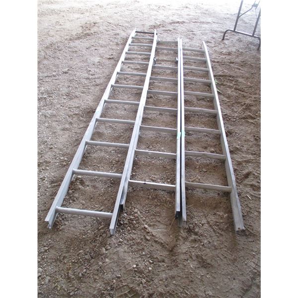 (2) 10 ft ladders + (1) 12 ft ladder