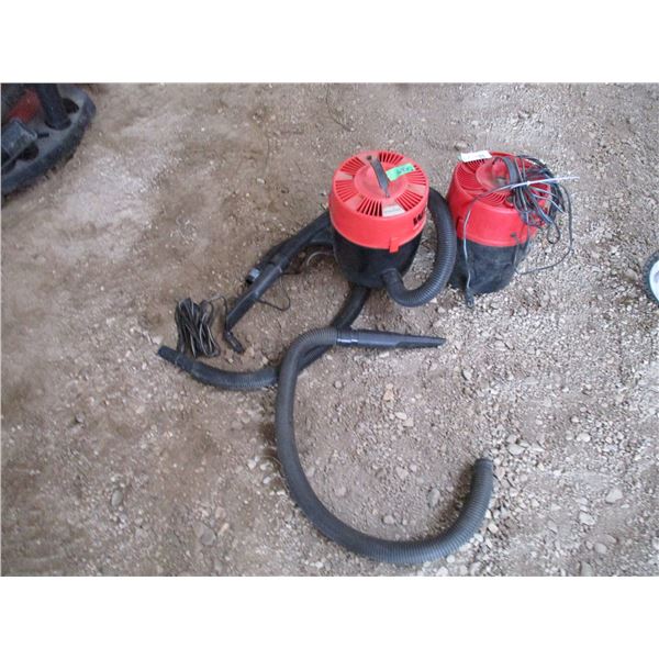 (2) 12V wet dry vacs