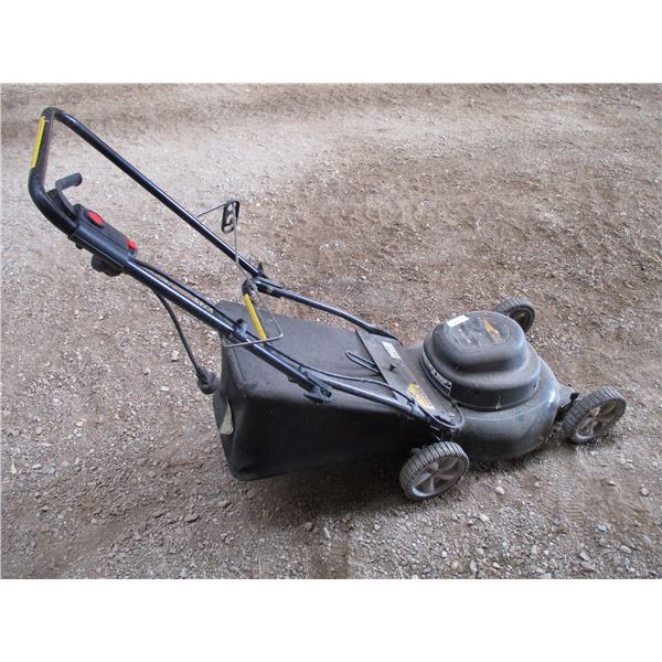 Yardworks 19" lawn mower with bag (12V electric)