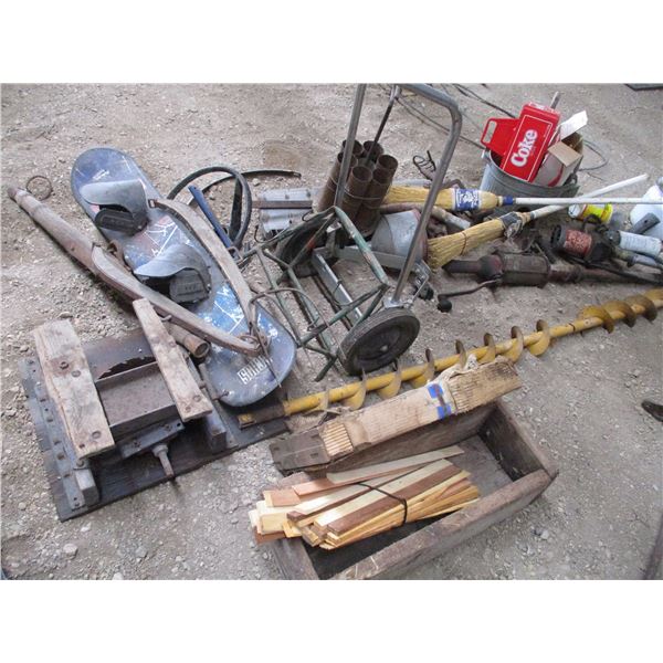 2-wheel cart barrel pumps, misc