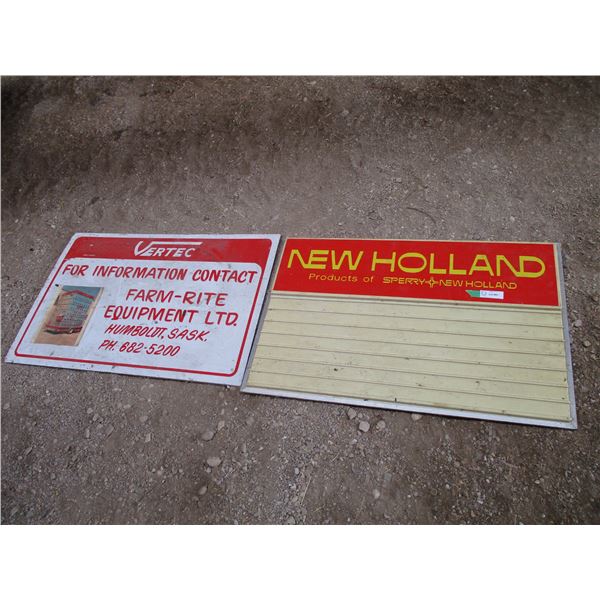 New Holland product display - 3ft x 2ft + Vertec sign