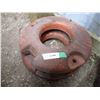 Image 3 : (2) Round wheel weights 15" round