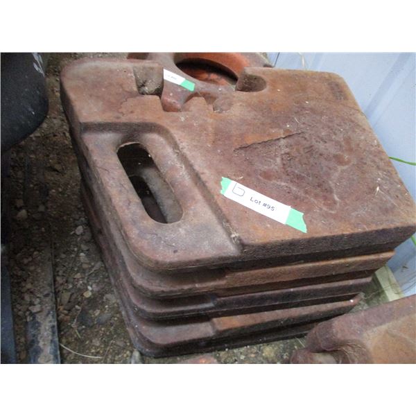 5X THE BID PRICE - Wheel weights