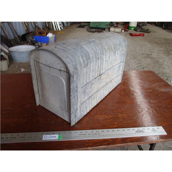 24" metal mailbox