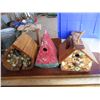 Image 4 : bird houses/feeders, lawn decor, mop handles with tote