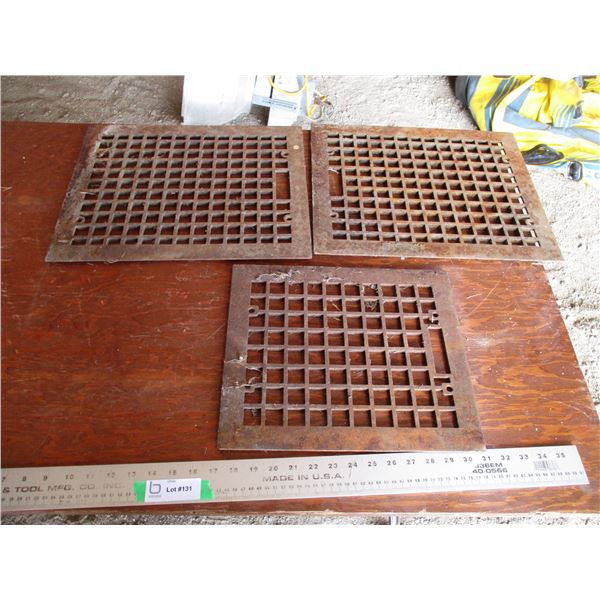 (3) Floor grates