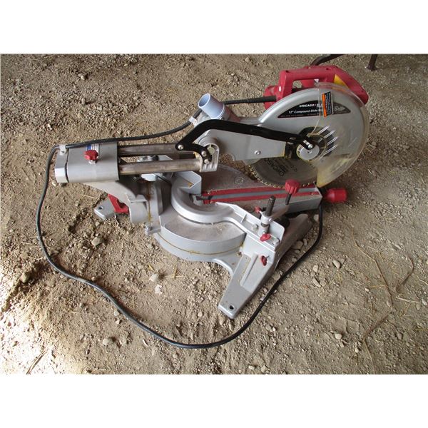 Chicago electric 12" compound slide mitre saw