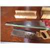Image 2 : Mitre box with saw, misc
