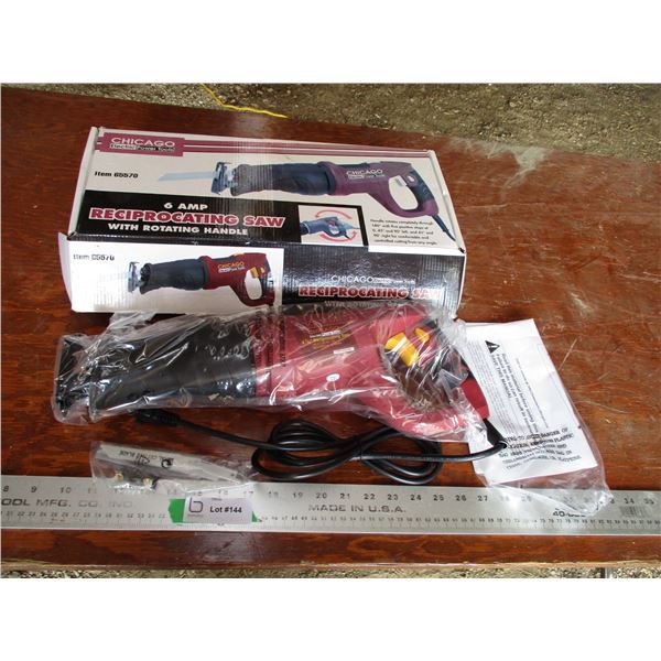 Chicago electric reciprocating saw - new in box 6 Amp