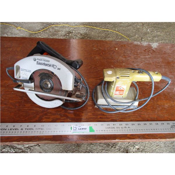 Black & Decker circular saw + sander