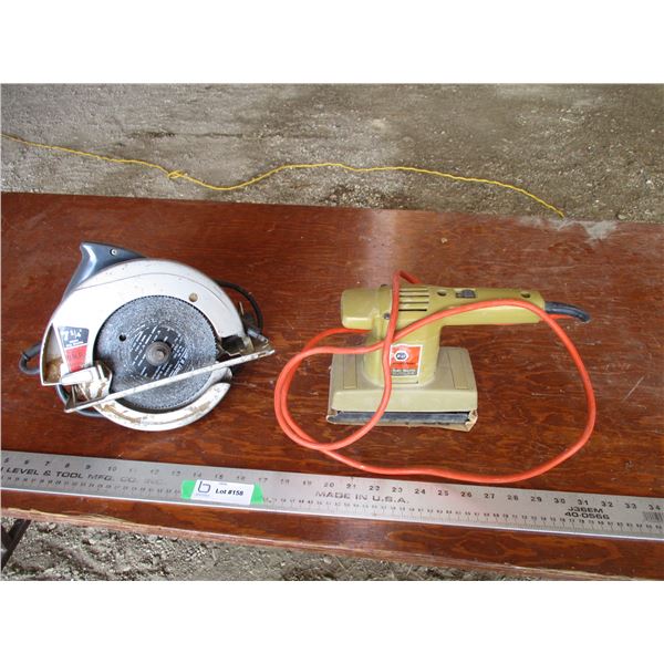 7.25" circular saw + sander