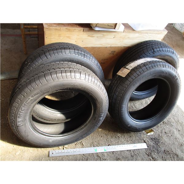 4X THE BID PRICE - Michelin Defender tires (new) - 225/65R17