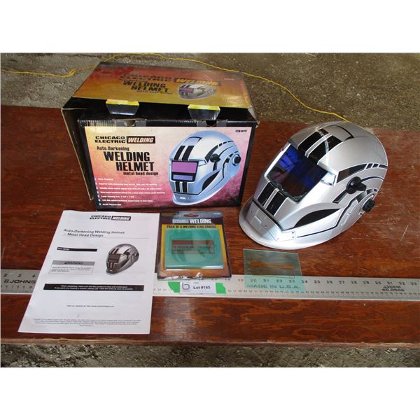 Chicago welding helmet (new) metal head design